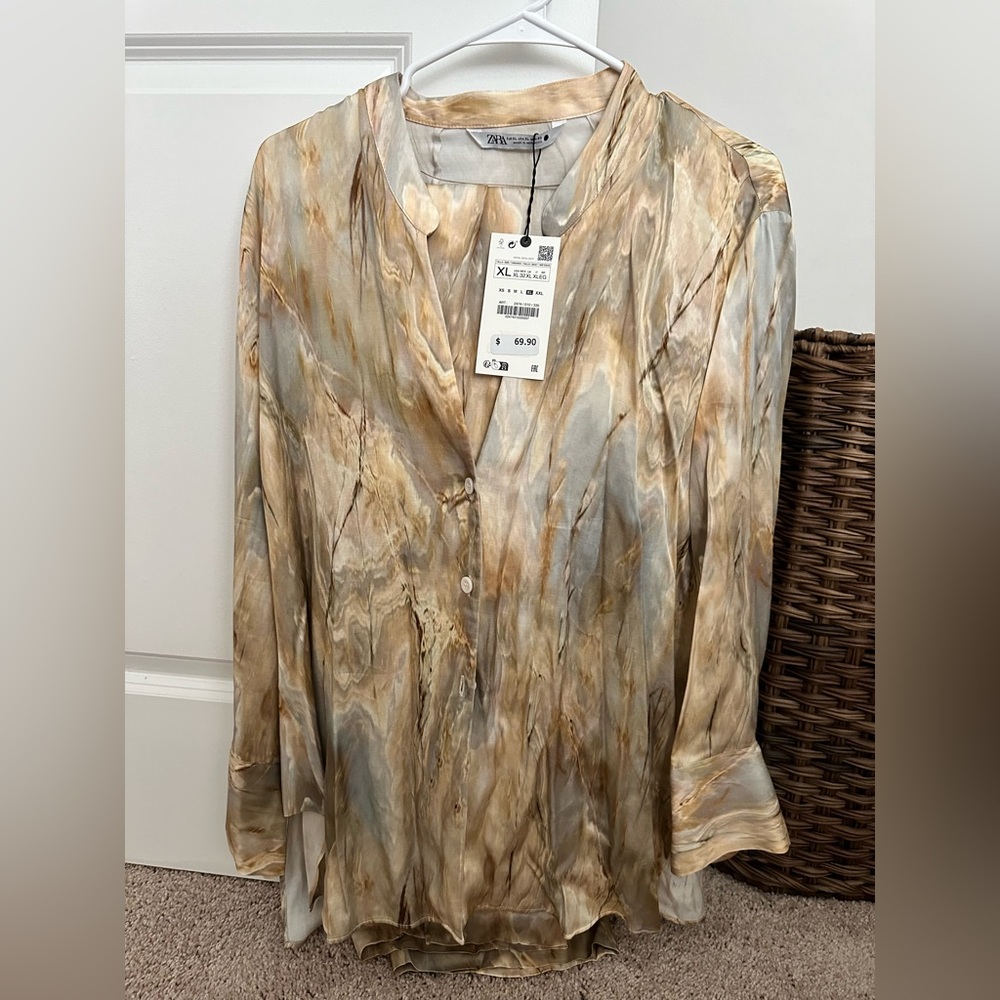 Tie dye top- bottoms sold separately.